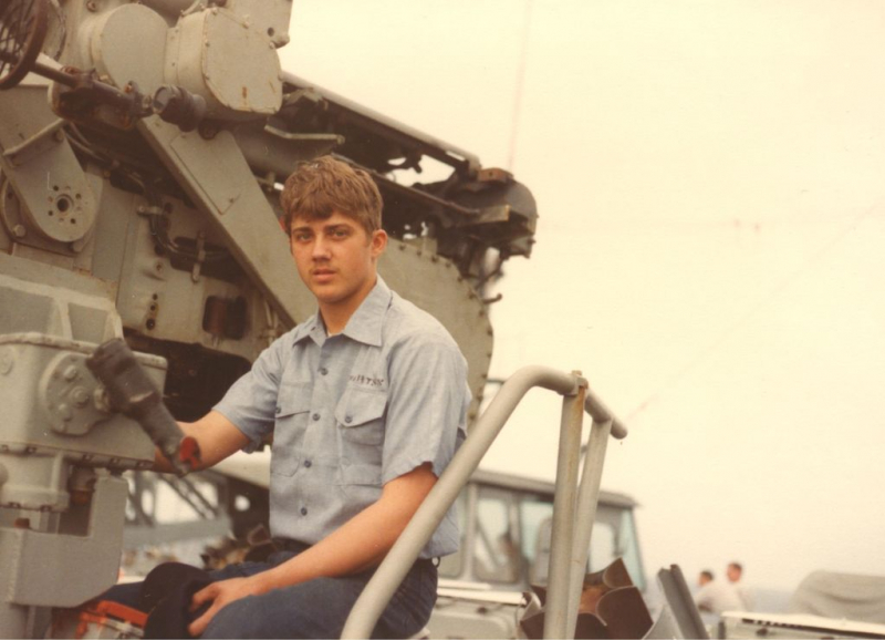 OTASN Sonny (Roy) Robertson 1983 USS Spegiel Grove