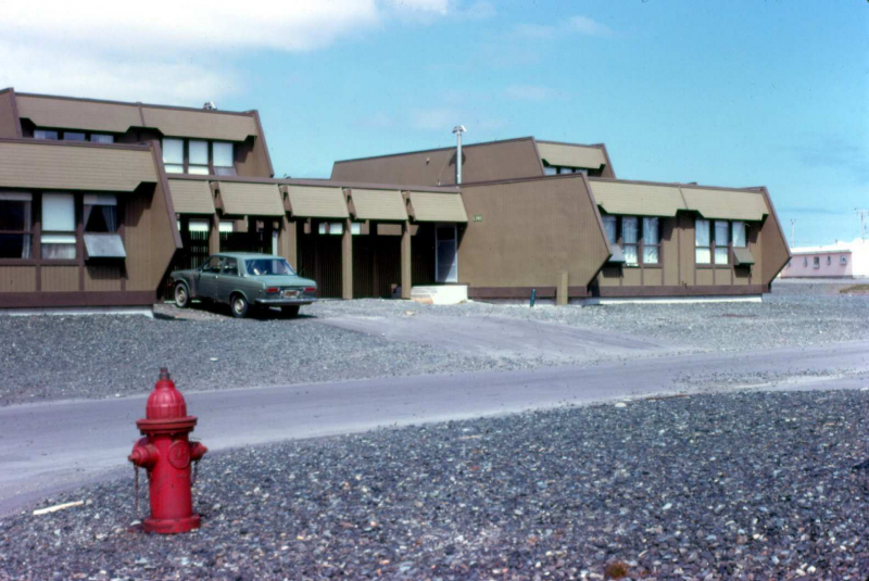 Adak, Married housing - May 1974  Photo by Michael Hein