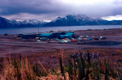 Adak, NavFac Adak T building - May 1974  Photo by Michael Hein
