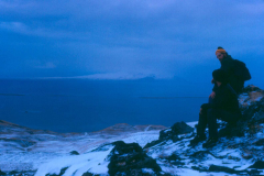 Adak, Shagak Bay, OT Tyson Joye & OT Mike Schleis - Jan. 1974  Photo by Michael Hein