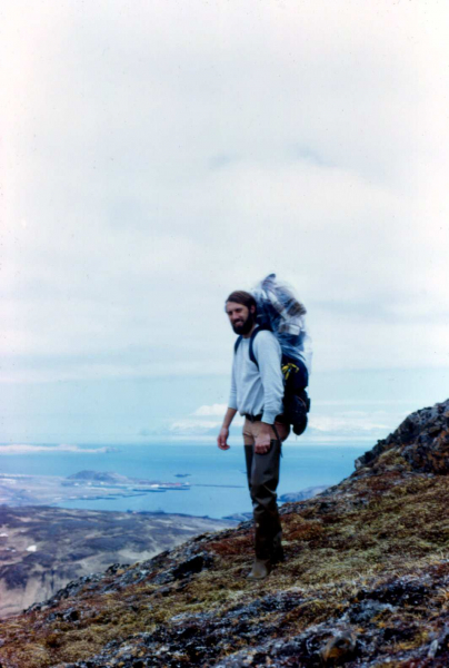 Adak, Climbing Mt. Reed, OT Michael Hein - May 1974  Photo provided by Michael Hein
