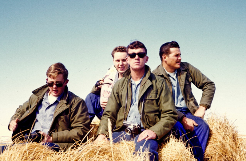 Bob Horn, Willy, Phil Shanley, & Jim Kitch - Adak Late 1960s