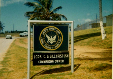Sometime during 1967-69 outside NavFac Ramey gate