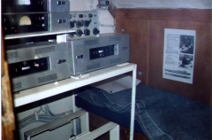 Electronics Gear and Officer's Bunk