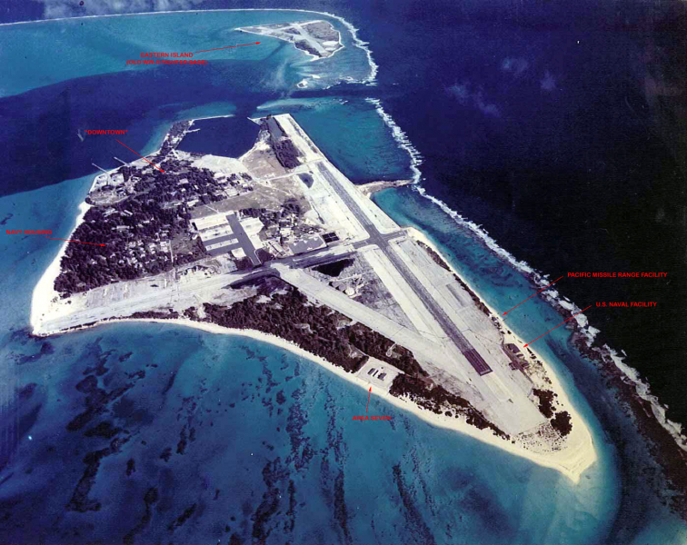 Midway Island Aerial View