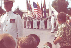 Midway, Nixon/Thieu Summit, Color Guard