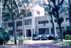 Midway Island, administration building - Sept. 1974  Photo by Michael Hein