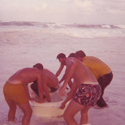 NavFac Eleuthera Beach Outing - 1  1970