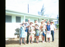 NavFac Eleuthera !966-69 Going to Nassau R&R: Dell Labs Ireisf O'keefe; Western Electric Frank Marks; Operations Officer Vince Zegowitz; Comm Officer Kevin Connely; Electronics Officer John Catron; &