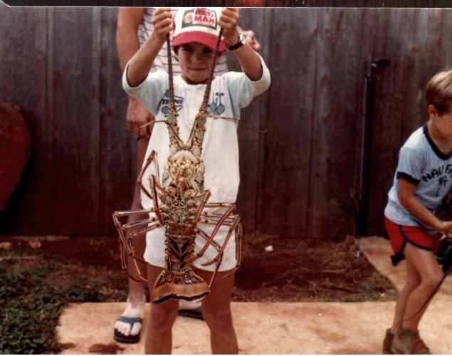 Matt Tuttle With Dinner