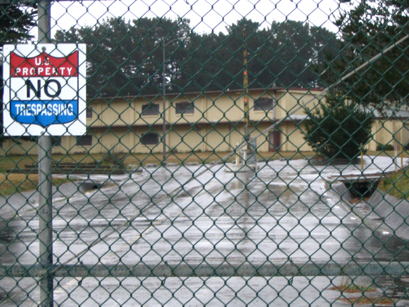 Centerville Beach boarded up