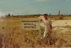 Governor's Harbor/Navy Airstrip Sign