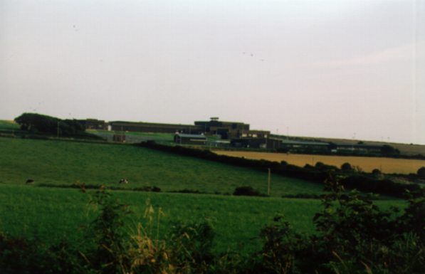 2002: From the opposite hill, to the north of the site