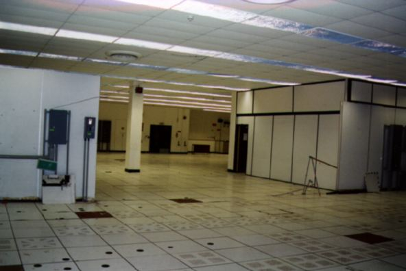 2002: Looking at main entrance from equipment room