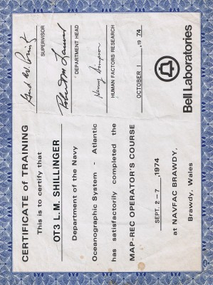 Brawdy CPO Initiation Day 1975