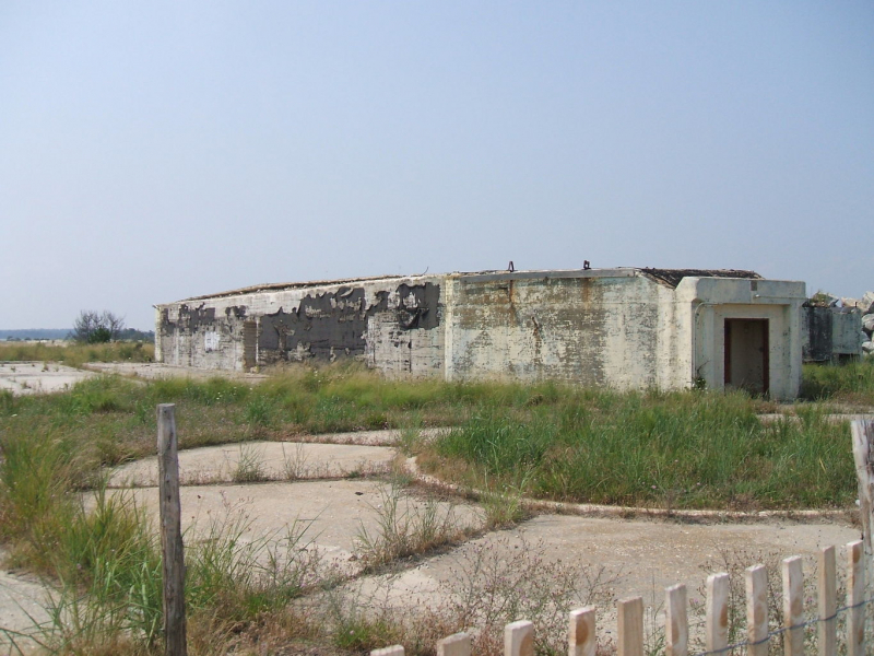 What's left of T Building at Lewes