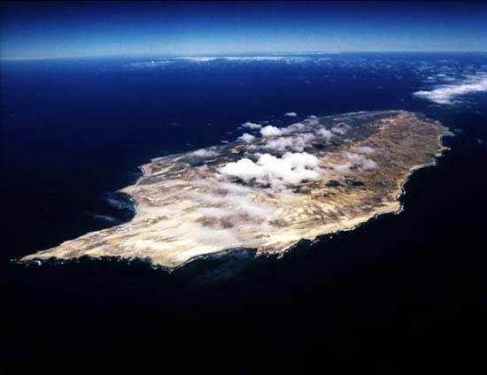 San Nicolas Island From Above