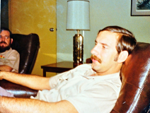 1973 NavFac SNI - Ens Ed Ticken in BOQ