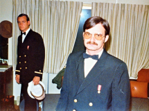 1973 NavFac SNI - Ens Roger Gilfert & Ltjg Al Liddicoat in BOQ