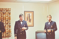 1973 NavFac SNI - Ens Bob Clifford in BOQ