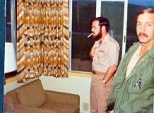 1973 NavFac SNI - Lt Paul Fitzgibbons in BOQ 1