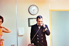 1973 NavFac SNI - Lt Tim Verhoef in BOQ (XO)