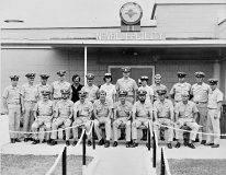 1973 NavFac SNI - Officers at T-Bldg