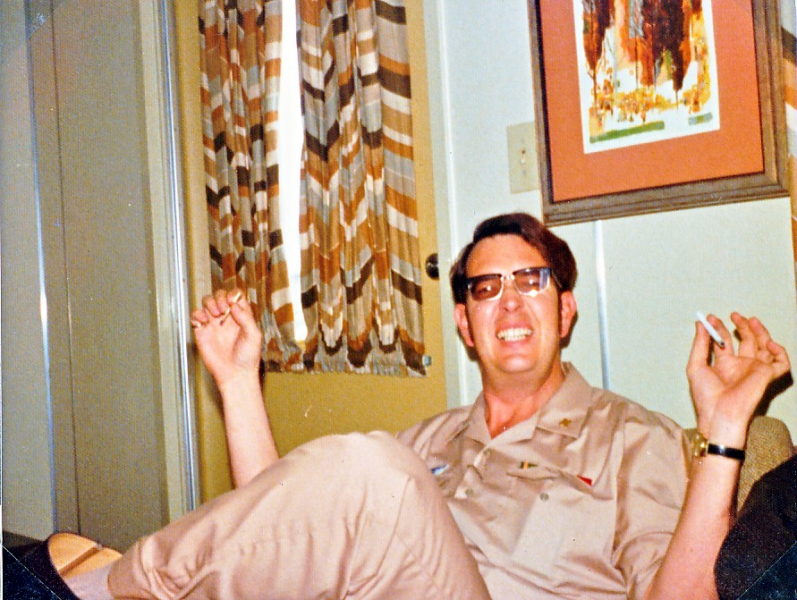 1973 NavFac SNI - Tom Stoneking in BOQ