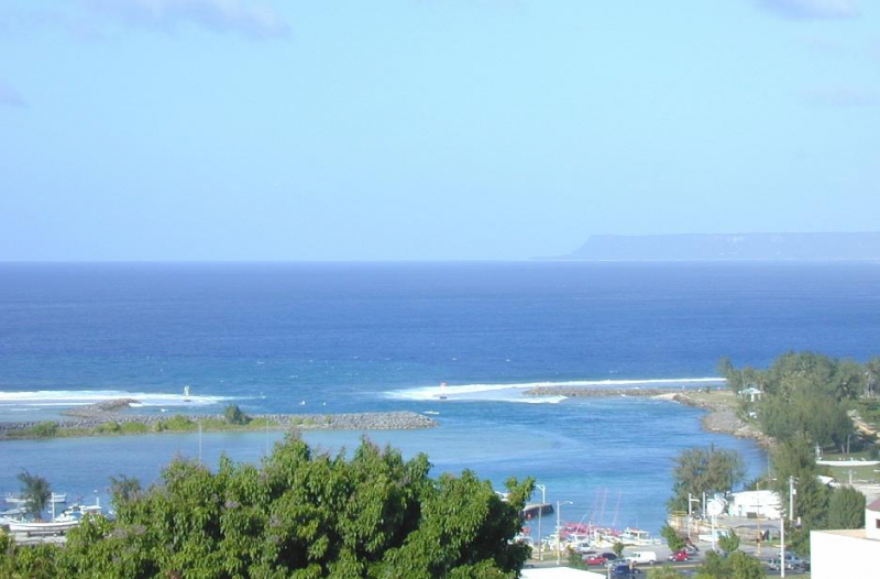 Toward Ritidian Point from Agana Bay