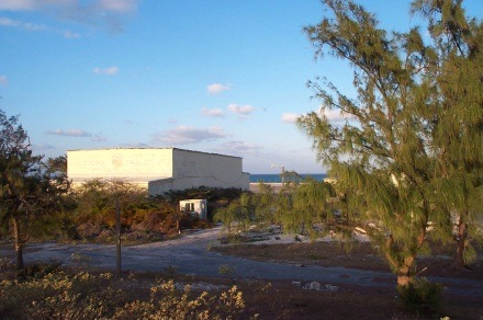 T-Building looking from lighthouse area- 2001