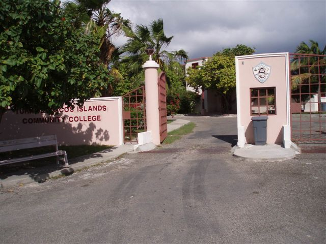 Community College Front Gate-3 bldgs being used-BEQ,Mess Hall,old laundry/PW Dec2006
