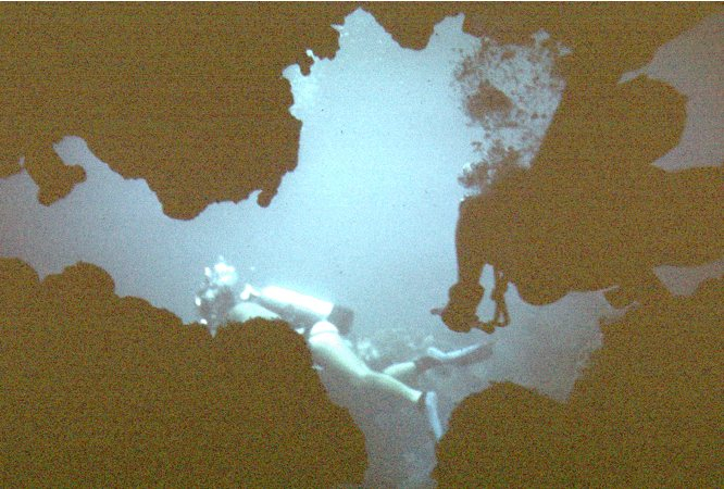 Ron Reil and others diving.