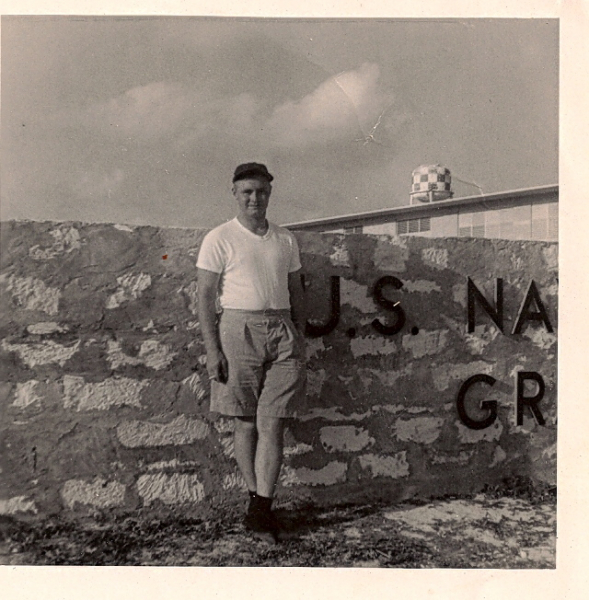 Don Mc Cormick Entrance to NAVFAC 1960