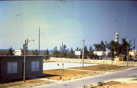 View from the EM Barracks - 1961
