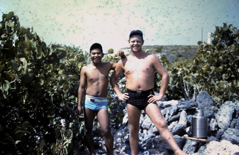 Emilio Escano SK 3 and Joe Riddle ET2 - 1961