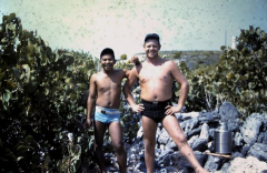 Emilio Escano SK 3 and Joe Riddle ET2 - 1961