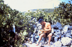 Preparing the Days Catch - Joe Riddle ET2 - 1961