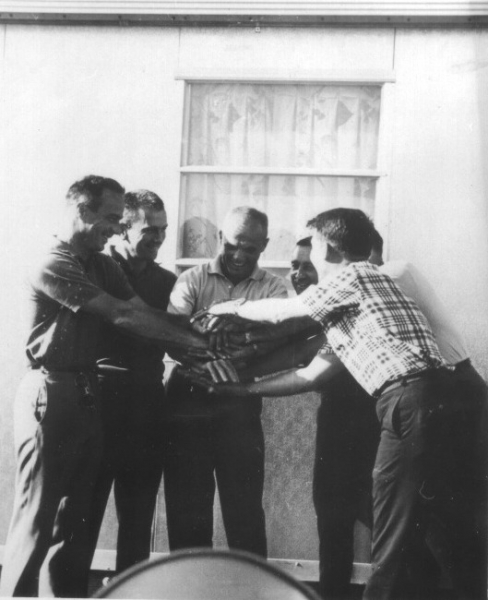 Astronauts at Turks AAFB, 1962