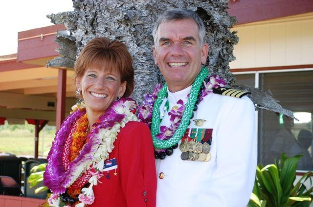 Captains Jim and Kathy Donovan, Wahiawa, Hawaii, 2005