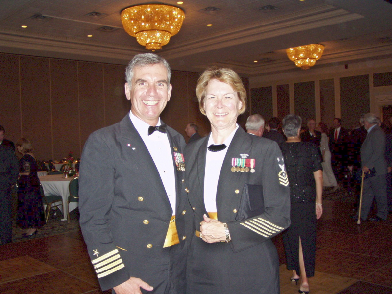Capt Donovan and Jane Wright 50th