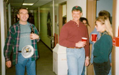 Capt Donovan at NavFac Kef Decom party