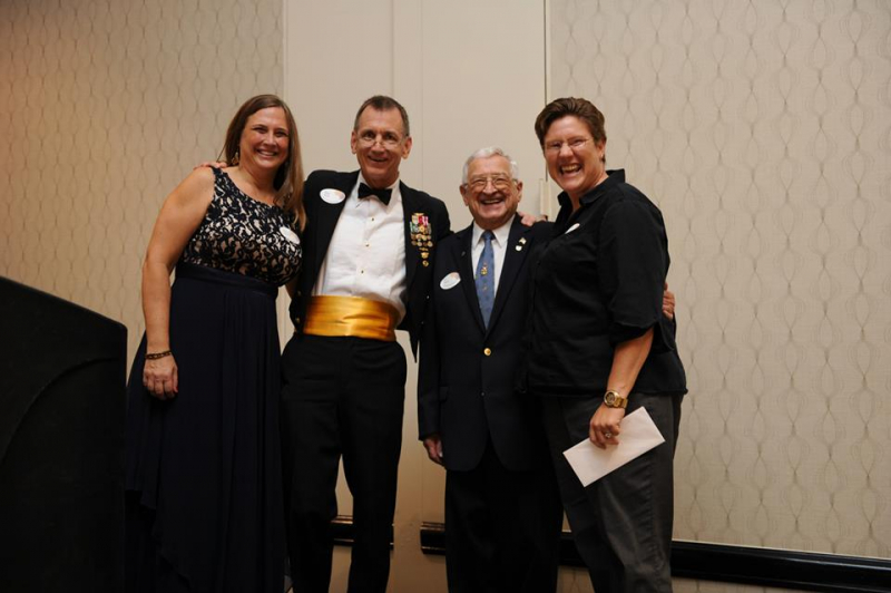 Chris, Buswell, Paul Heim, Ed Smock and Heidi (Brubaker) BruMar