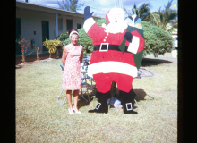 NavFac Guam 1970-73 - My Quarters NAS Agana - Wife Barbara