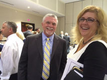 George Bock and Lisa Knight