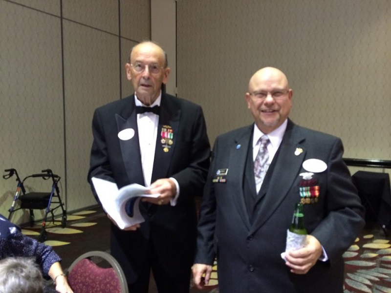 Commodore Doug Simon and Denny Conrad