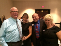 Brett and Keren Beedles; Brian and Carol Duprey