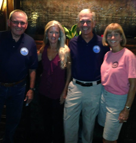 4 NOPF Dam Neck CO's - Larry Wilcher, Eola Scott, Jim Donovan and Kathy Donovan