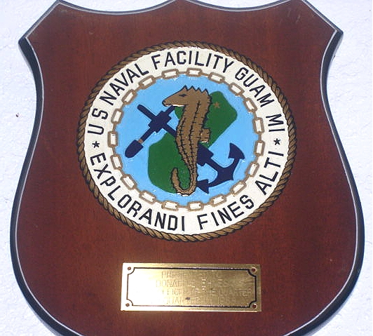 NAVFAC Guam Command Plaque