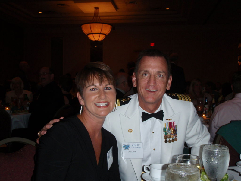 Commodore Paul Heim, USN and Nancy