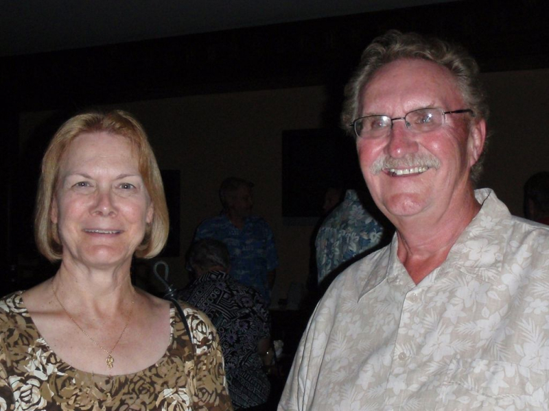 Jane Wright and Chuck Harding